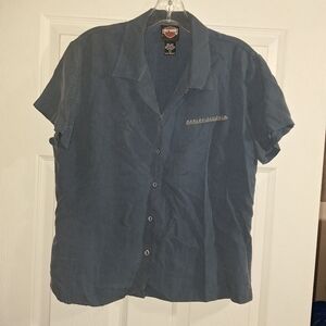 🌟 Harley Davidson Tori Richard silk shirt size large